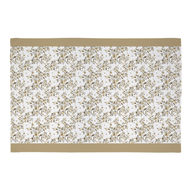 Toalha de Mesa 6 Lugares Basic 1,40x2,10m Estampada Ramalhetes