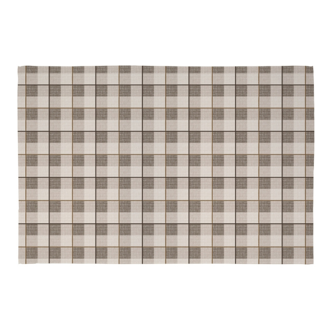 Toalha de Mesa 6 Lugares Elegance 1,40x2,20m Estampada Xadrez