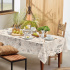 Toalha de Mesa 8 Lugares Basic 1,40x2,50m Estampada Coffe