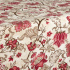 Toalha de Mesa Impermeável 8 Lugares 2,50m x 1,35m Bela Estampada Floral Rubi