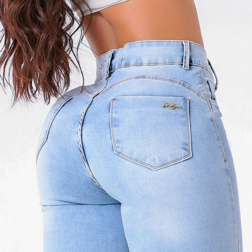 Calça Jeans Feminina Cintura dos Sonhos Clarinha - Lizare Moda Feminina