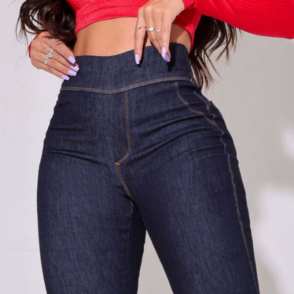 Calça Jeans Feminina Cintura dos Sonhos Clarinha - Lizare Moda Feminina