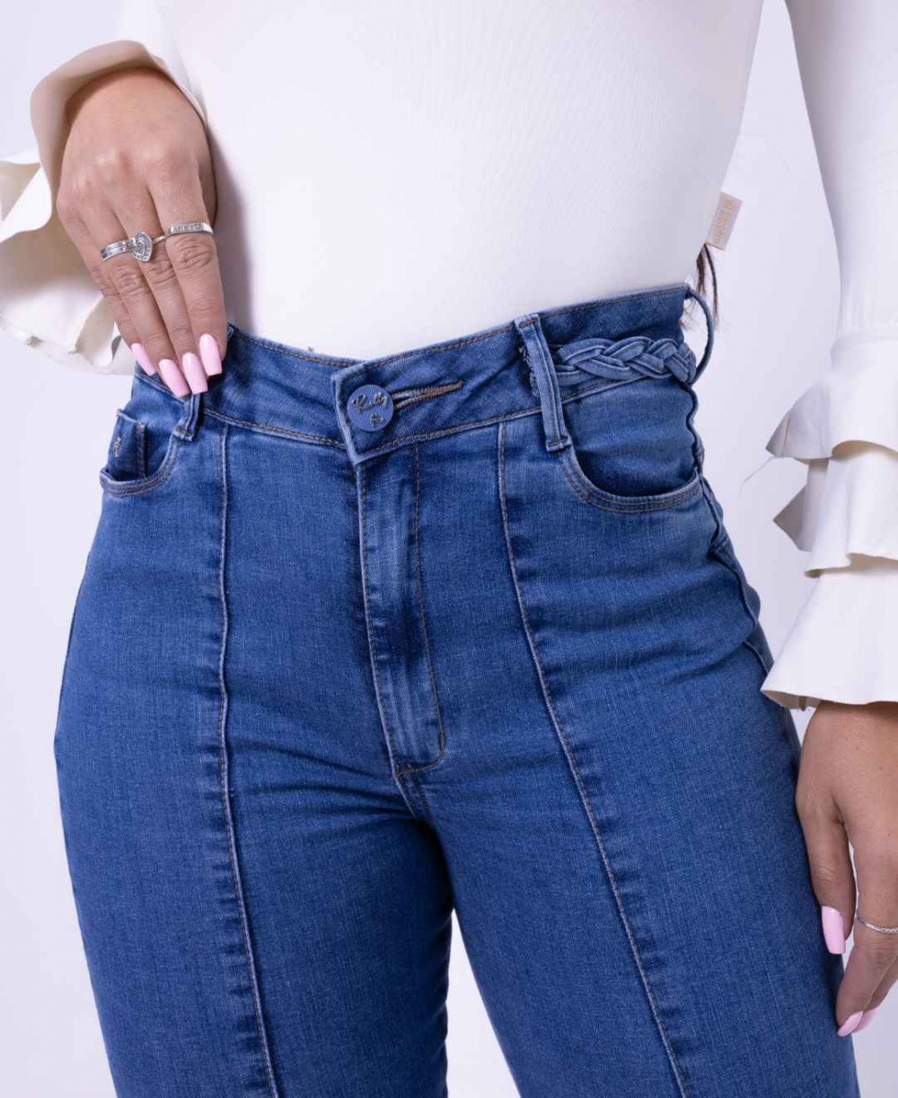 Calça Modeladora Luxury Preta RL3614-Elegância, Conforto e Valorização -  Really Jeans