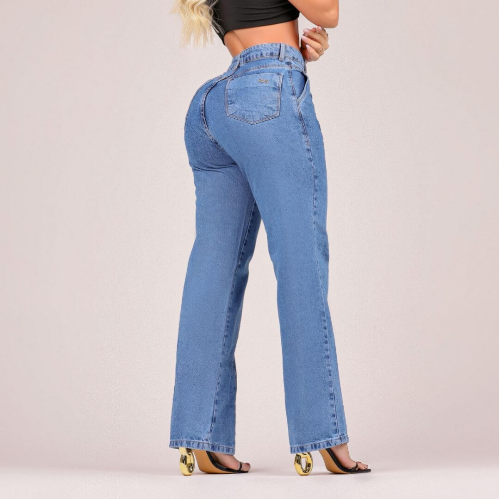 CALÇA JEANS MODELADORA LUXURY EXCLUSIVE FANTÁSTICA - VZCLARA - VIZZALE