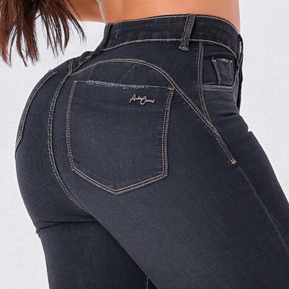 Calça Jeans Ultra Modeladora Skinny Levanta Bumbum Curvytech - Lizare Moda  Feminina