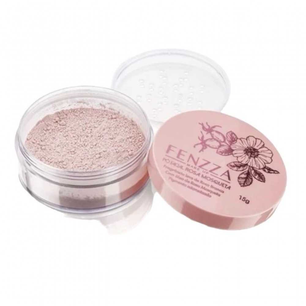 Pó Facial Rosa Mosqueta 15g Fenzza Lofn Makeup