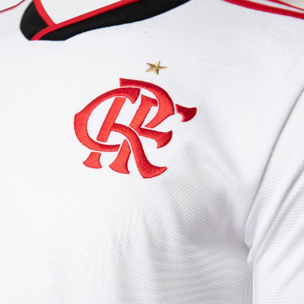 Camisa Flamengo Rubro-Negro Masculino Torcedor Gola Careca