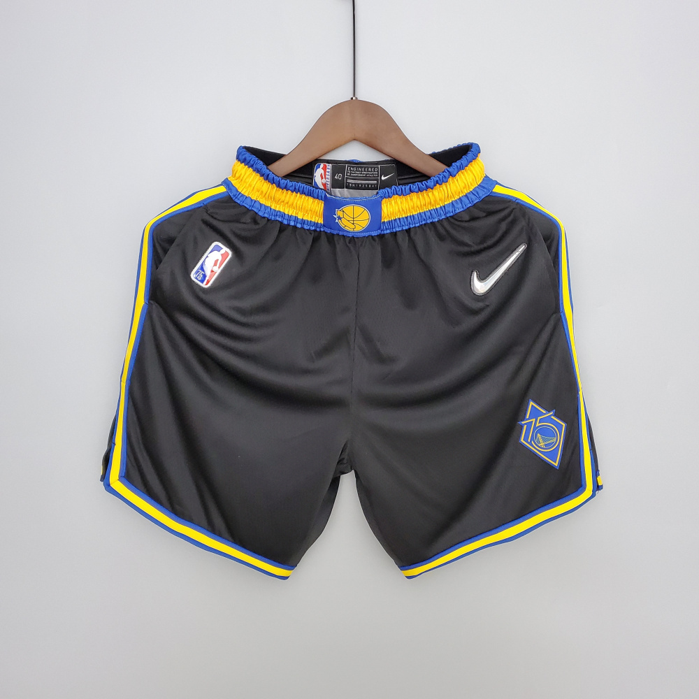 Short NBA Golden State Warriors Preto Loja Fanáticos