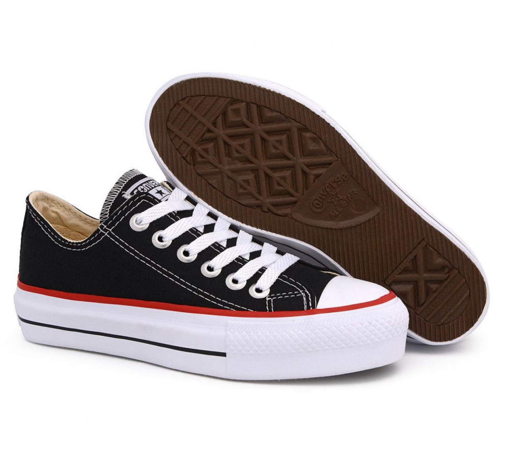 All Star Preto Plataforma - Comprar em Duda Store