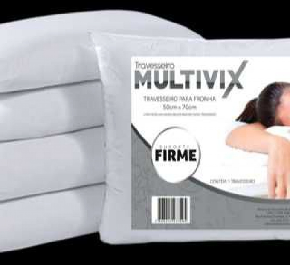 Travesseiro Multivix 50cm X 70cm Maciez E Suporte Firme Com Capa travesseiro-multivix-50cm-x-70cm-maciez-e-suporte-firme-com-capa