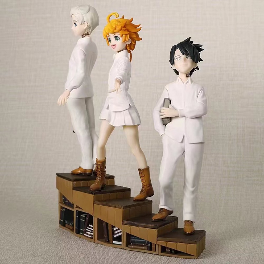 Estátua de personagem de desenho animado japonês The Promised Neverland  boneco figura figura colecionável ornamentos fofos colecionáveis, 15 cm  (A3) : : Brinquedos e Jogos