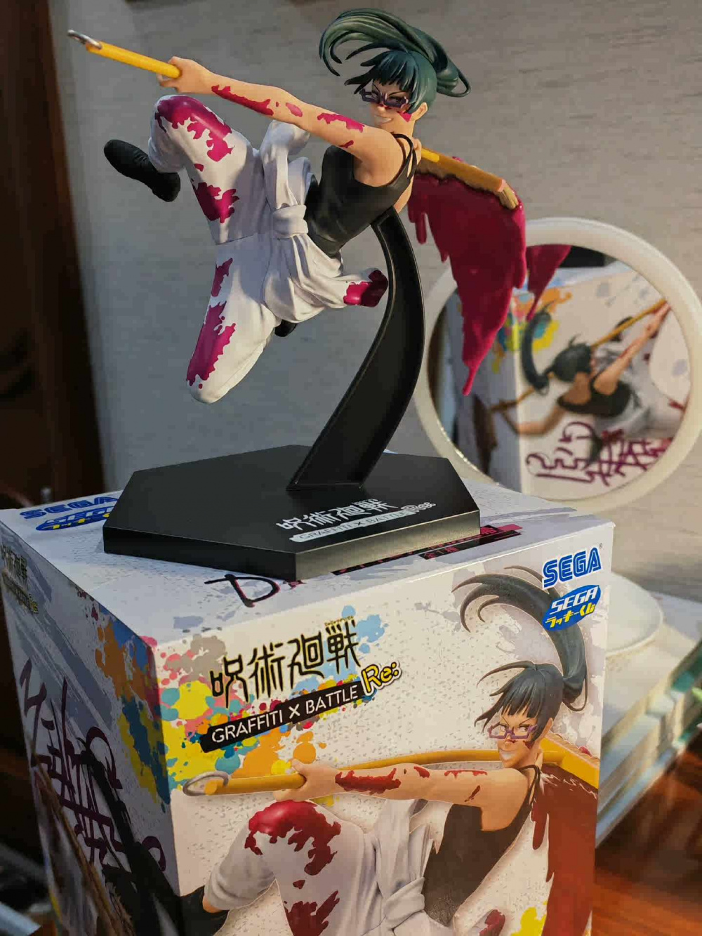 Figure Maki Zen'in Original Jujutsu Kaisen Graffiti x Battle Re: Sega -  Lojahuntersxyi