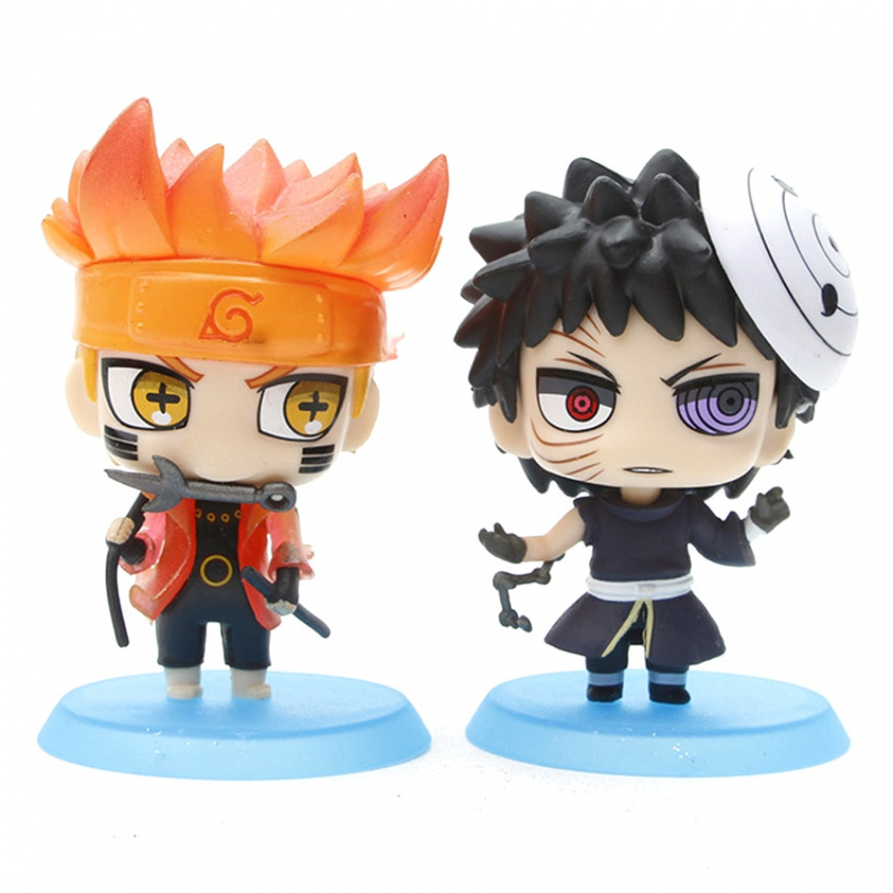 Mini Estatuetas Naruto Shippuden Colecionáveis ​​Fofo - Lojahuntersxyi