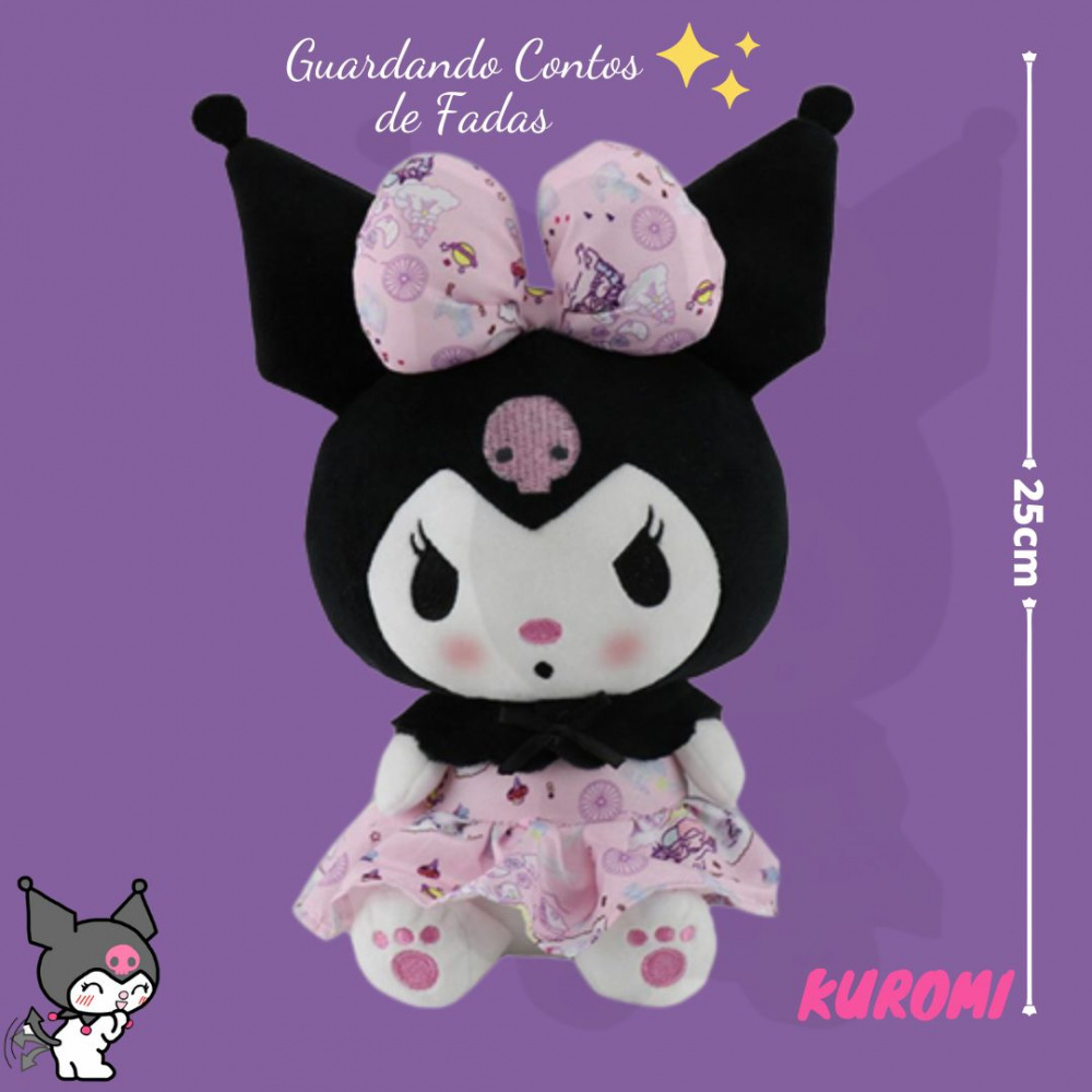 Kawaii kuromi acessórios de pelúcia para 20cm boneca anime dos