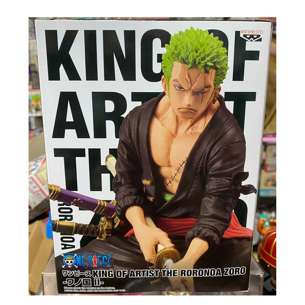 Roronoa Zoro - One Piece Figure Original - Lojahuntersxyi