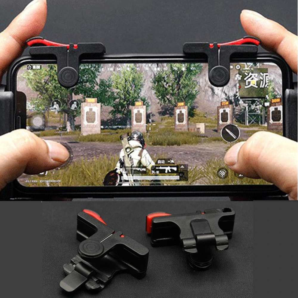 Gatilho Free Fire PUBG Jogo de Tiro R1 L1 Joystick Para Celular Android  Iphone