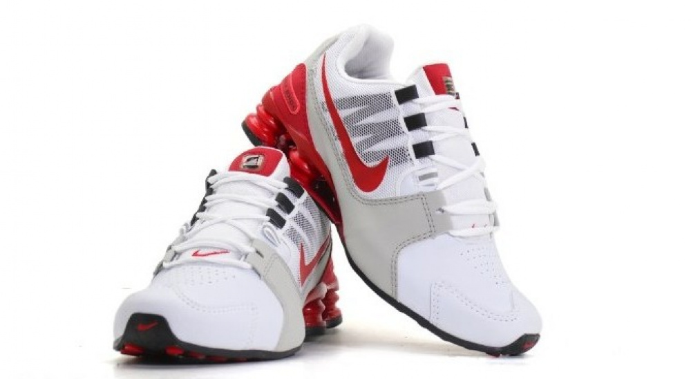 nike shox turbo branco e vermelho