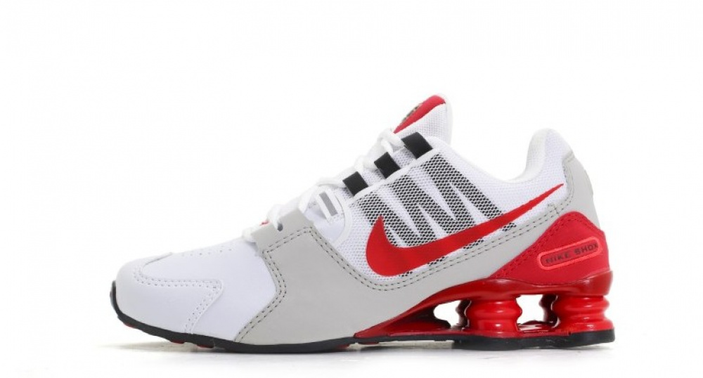 nike shox turbo branco e vermelho