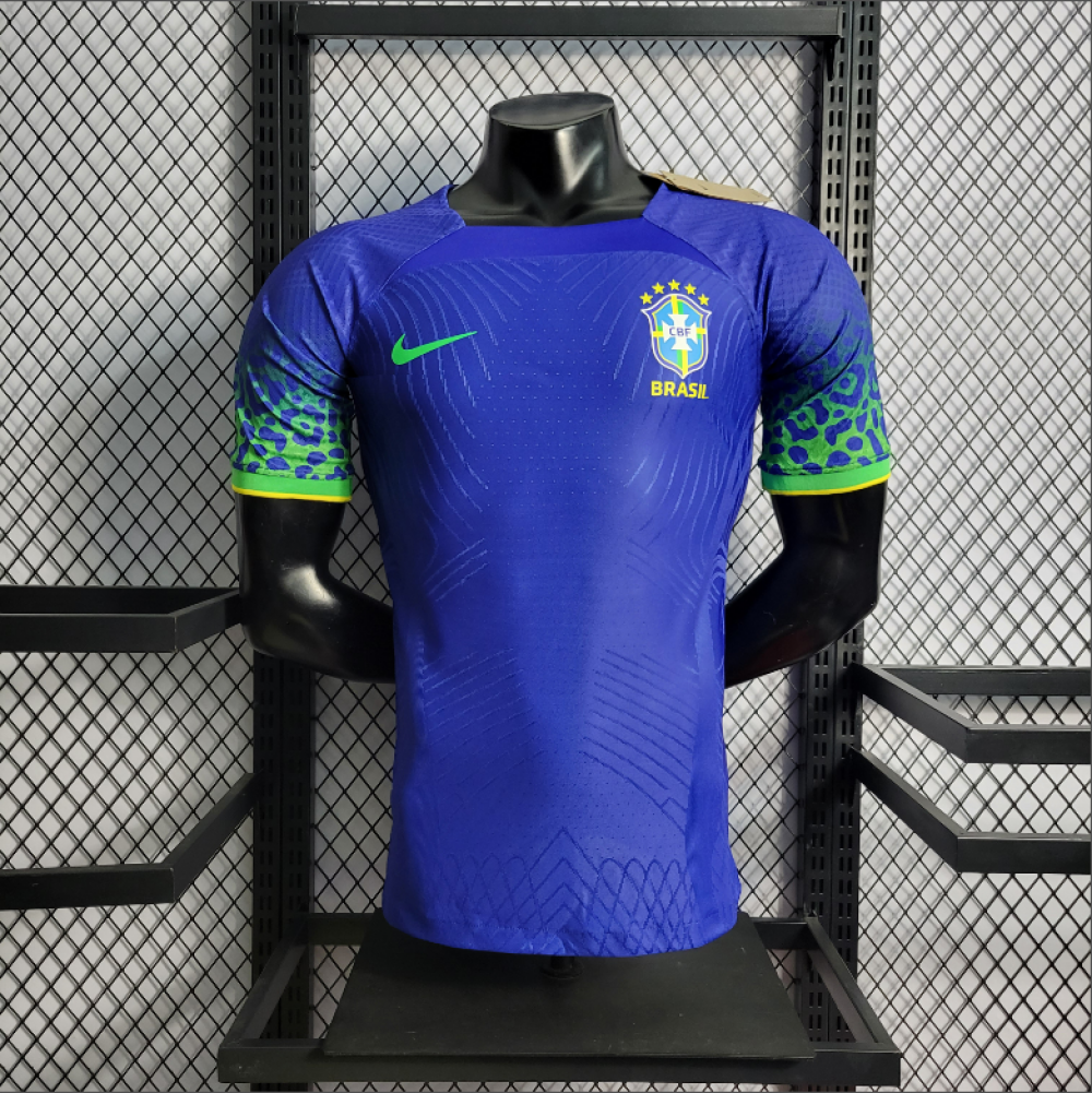 Camisa Nike Brasil Edição Copa do Mundo Qatar 22/23 Jogador - Azul - Loja  ProFut