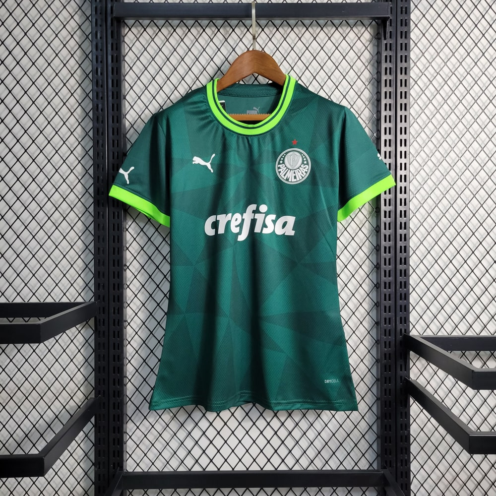 Camisa Palmeiras Feminina 2023/2024 Verde Frete Grátis Loucos Por