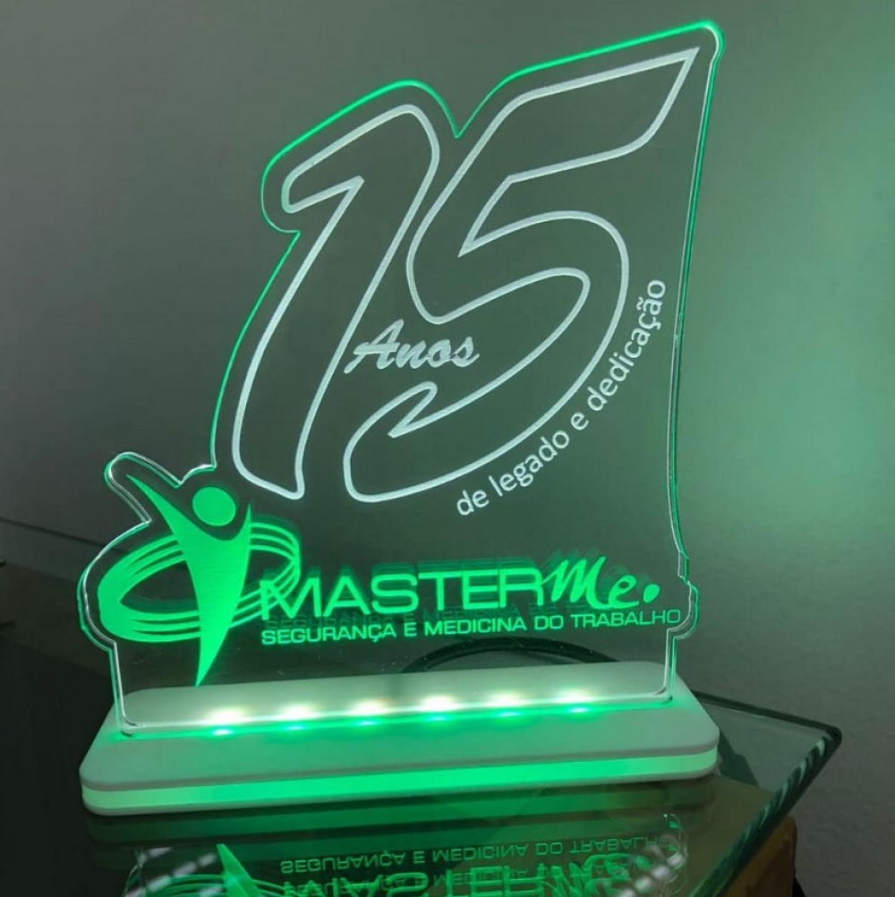 Luminária Logo de empresa Luminarias Personalizadas