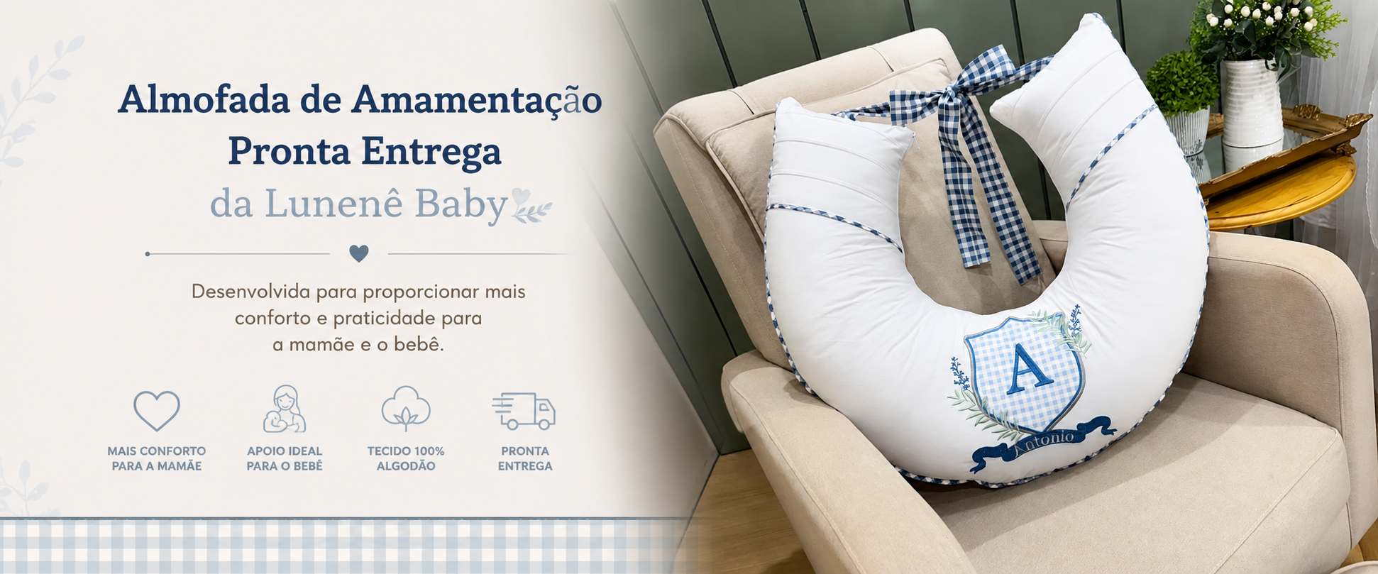 Almofada Amamentação Pronta Entrega