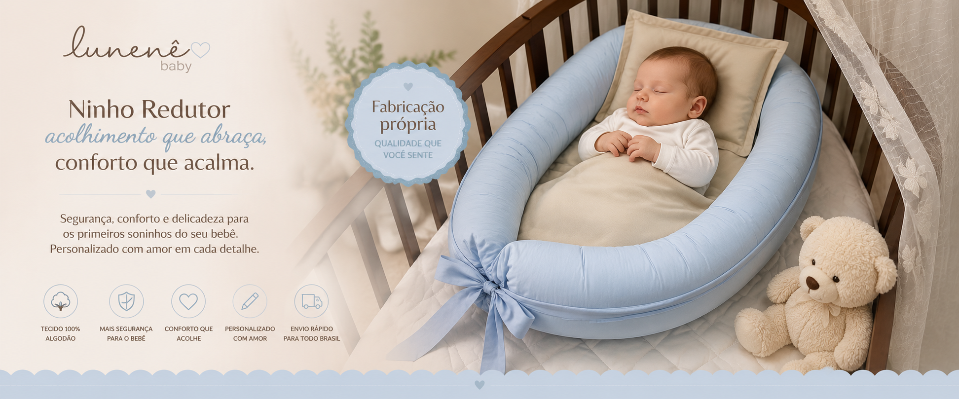 Ninho Redutor para Bebê Menino