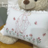 Almofada Bordada Nossa Senhora Jardim 200 fios