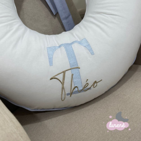 Almofada de Amamentação Azul Chambre Personale 200 Fios 9060