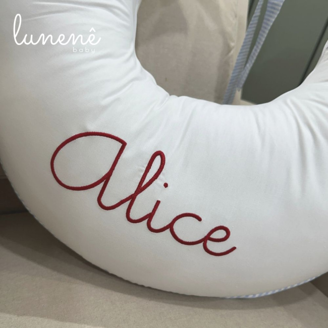 Almofada de Amamentação Cerejinha 200 Fios 4566