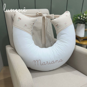 Almofada de Amamentação Cerejinha Caqui 200 Fios 4575