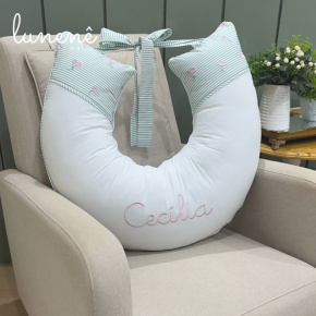 Almofada de Amamentação Cerejinha Verde 200 Fios 4574