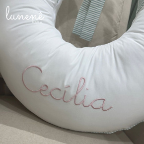 Almofada de Amamentação Cerejinha Verde 200 Fios 4574