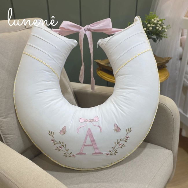 Almofada de Amamentação Jardim Encantado 200 Fios 4556