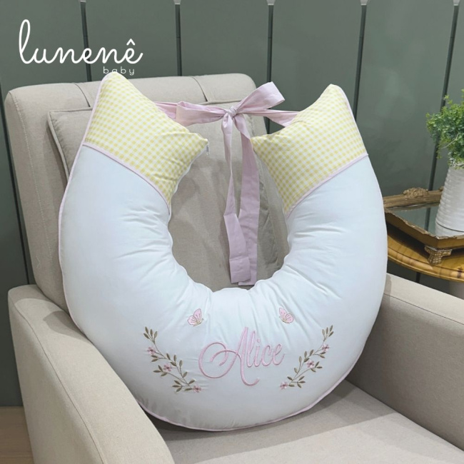 Almofada de Amamentação Jardim Encantado 200 Fios 4556