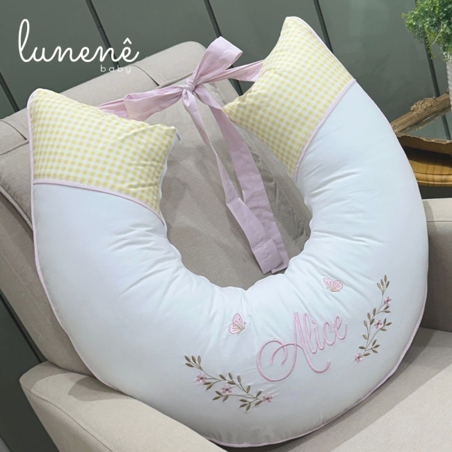 Almofada de Amamentação Jardim Encantado 200 Fios 4556