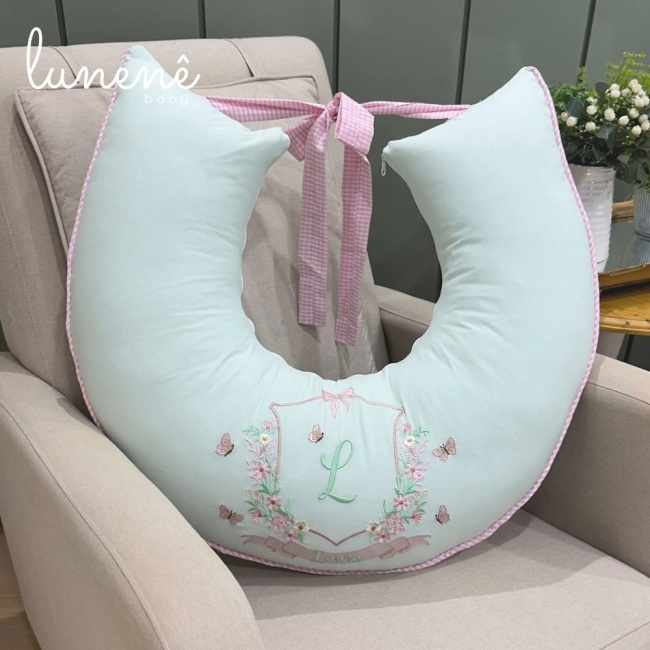 Almofada de Amamentação Jardim Encantado 200 Fios 4587