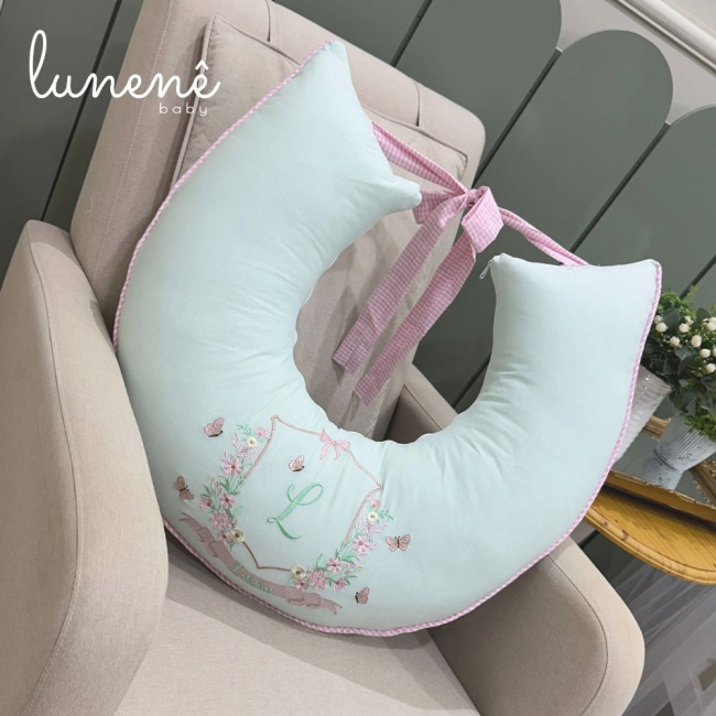 Almofada de Amamentação Jardim Encantado 200 Fios 4587