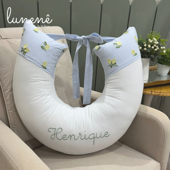 Almofada de Amamentação Limãozinho 200 Fios 4567