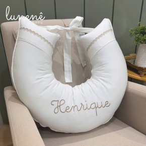 Almofada de Amamentação Lunenê Baby Castelli Caqui 400 Fios 4579