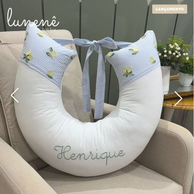 Almofada de Amamentação Lunenê Baby Henrique 9101
