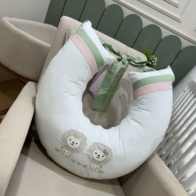 Almofada de Amamentação Lunenê Baby Leãozinhos 9098