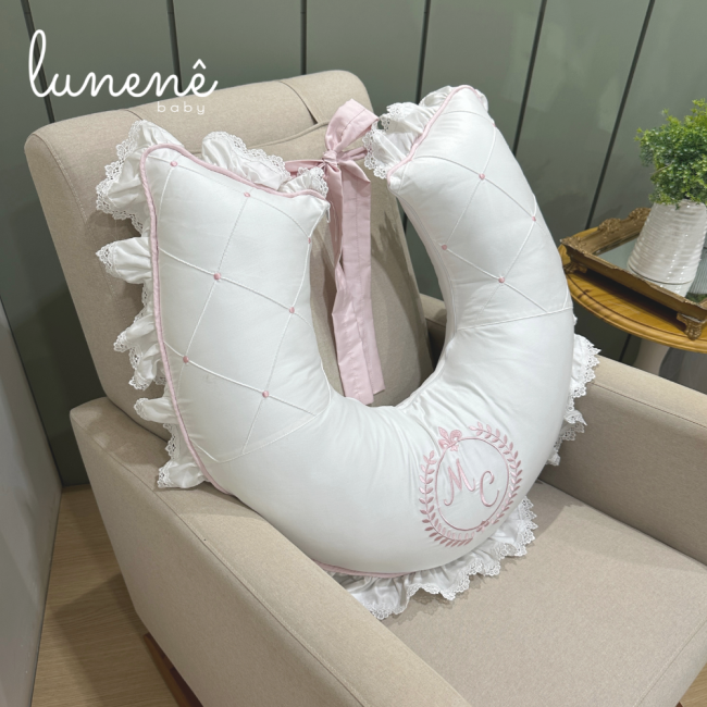 Almofada de Amamentação Lunenê Baby Premium 400 Fios 4557