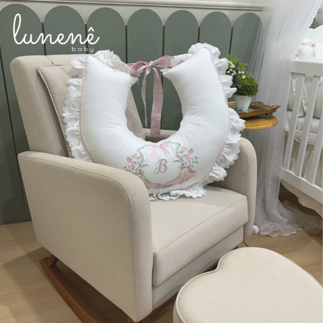 Almofada de Amamentação Lunenê Baby Premium 400 Fios 4564