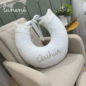 Almofada de Amamentação Personalizada Classic Caqui 200 Fios 4543