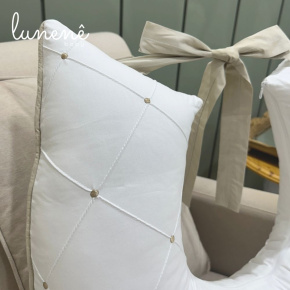 Almofada de Amamentação Personalizada Imperial Caqui 200 Fios 4548