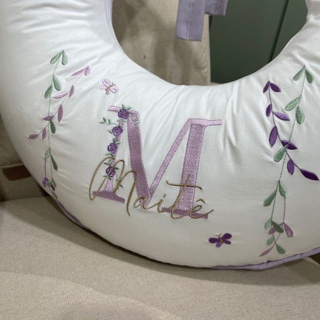 Almofada de Amamentação Personalizada Lavanda