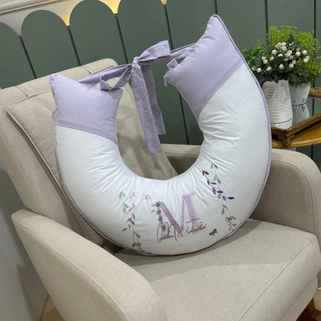 Almofada de Amamentação Personalizada Lavanda