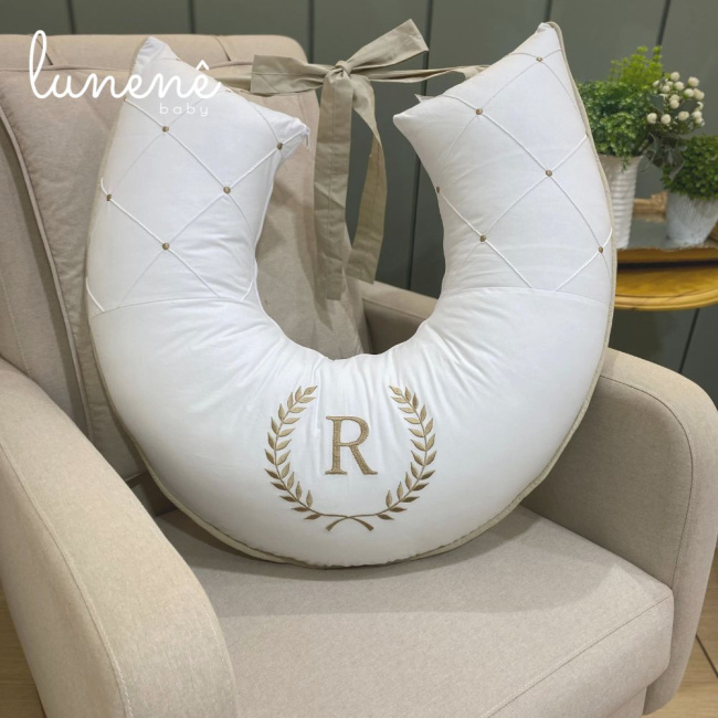 Almofada de Amamentação Personalizada Romeu Baby 200 Fios 4548