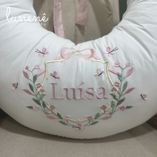 Almofada de Amamentação Poá Colorido 200 Fios 4546